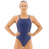 TYR Lapped Navy Diamondfit Swimsuit -Pool Wear DLAP7A 401 main01