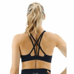 TYR GYM - Womens Black Duel Strap Sports Bra -Pool Wear FGDSSO3A 001 main02
