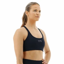 TYR GYM - Womens Black Racerback Sports Bra -Pool Wear FGRSOL3 001 alt06