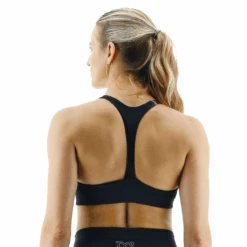 TYR GYM - Womens Black Racerback Sports Bra -Pool Wear FGRSOL3 001 main02