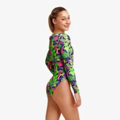 Funkita Girls Sloth Slumber Long Shot One Piece -Pool Wear FKS060G SLOTH SLUMBER 10