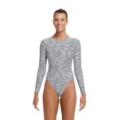 Funkita Ladies Ice Current Long Shot One Piece -Pool Wear FKS060L ICE CURRENT 01