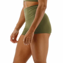 TYR GYM Women’s Olive Night High Rise 2" Short -Pool Wear FTMRSS3A 932 alt03