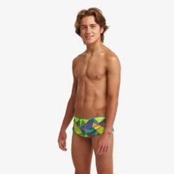 Funky Trunks Boys Sidewinder Trunks Cross Bars -Pool Wear FTS010B CROSS BARS 10