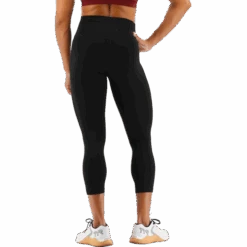 TYR GYM Women’s Black High Rise 3/4 Leggings -Pool Wear FTTMRS3A 001 main02