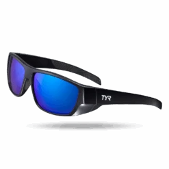 TYR Knox Mens Wrap Sunglasses Blue Black