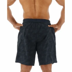 TYR Hydrosphere™ Men's Lined 7" Unbroken Shorts - Blackout Camo -Pool Wear MUSLBC3A 001 main02