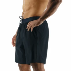 TYR GYM Mens Unbroken Lined 7" Black Short -Pool Wear MUSLSO3A 001 alt04