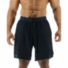 TYR GYM Mens Unbroken Lined 7" Black Short -Pool Wear MUSLSO3A 001 main01