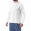 TYR Mens Hooded SunDefense White Long Sleeve Shirt -Pool Wear TSMLH7A 100 alt05