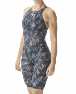 TYR Female Avictor Supernova Closed Back - Black-Grey -Pool Wear astc6 088 alt05 1