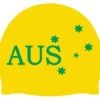Fun Cap - AUS Yellow -Pool Wear aussie cap visuals 01