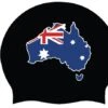 Fun Cap - AUS Map Black -Pool Wear aussie cap visuals 02