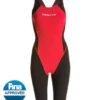 Dolfin Platinum 2 Pro Tech Knee Suit -Pool Wear d7176p 904 red blk