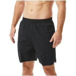 TYR Mens Black Classic Deck Short