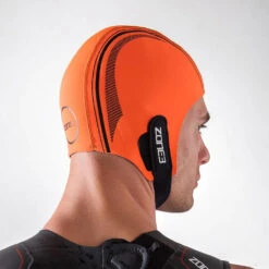 ZONE3 Neoprene Swim Cap -Pool Wear orange neoprene cap 3 1000x 2x 956034e0 fb36 41b4 87ef db16d7a4dcf9